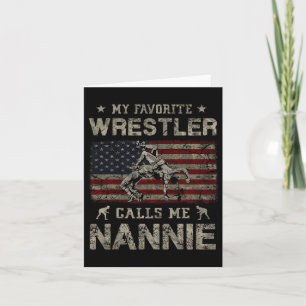 Mein Lieblings-Wrestler nennt mich Nannie Mutterta Karte