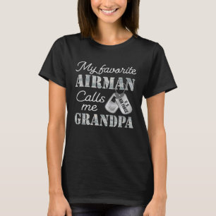 Mein Lieblingsautor nennt mich Opa USAF Opa G T-Shirt