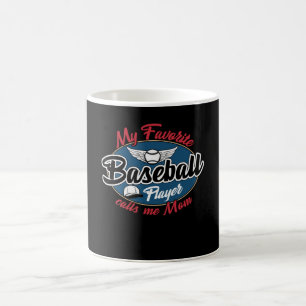 Mein Lieblingsbaseballspieler nennt mich Mom Kaffeetasse