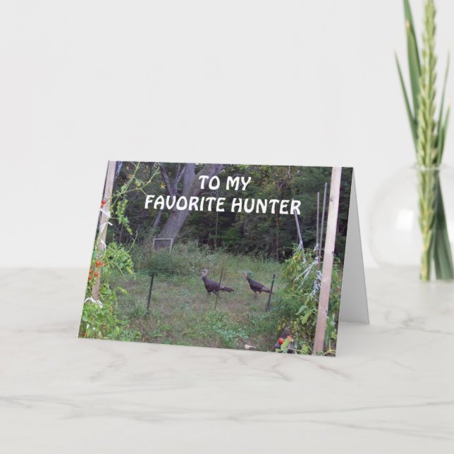 MEIN LIEBLINGSBERECHTIGTER HUNTER WILDE TÜRKEI, DI KARTE (Vorderseite)