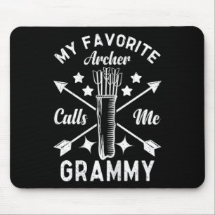 Mein Lieblingsbogenschütze nennt mich Grammy-Bogen Mousepad