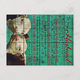 Mein Lieblingsbrief-Geschenk Schreiben an ihn Postkarte