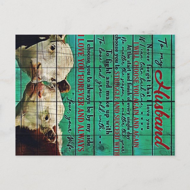 Mein Lieblingsbrief-Geschenk | Schreiben an ihn | Postkarte (Vorderseite)