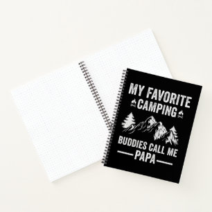 Mein Lieblingscampen - Kumpel nennen mich Papa Notizbuch