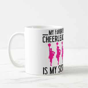 Mein Lieblingscheerleader ist meine Schwester Chee Kaffeetasse