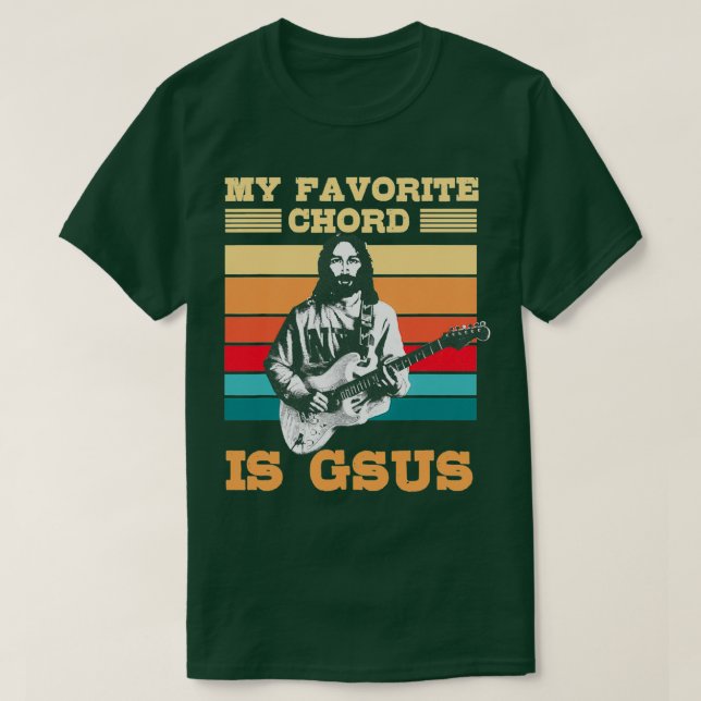 Mein Lieblingschord ist Gsus Gitarrist T-Shirt (Design vorne)