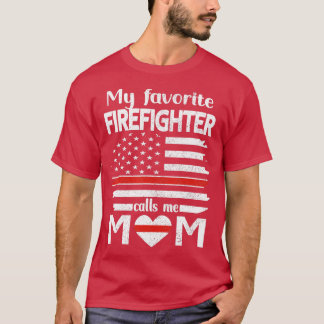 Mein Lieblingsfeuerwehrmann nennt mich Mama dünne T-Shirt