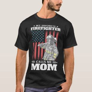 Mein Lieblingsfeuerwehrmann nennt mich Mama-Feuerw T-Shirt