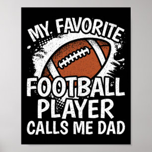 Mein Lieblingsfußballspieler nennt mich Dad Americ Poster