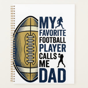 Mein Lieblingsfußballspieler nennt mich Dad Shirt  Planer