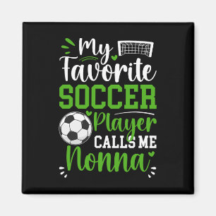 Mein Lieblingsfußballspieler nennt mich Nonna Socc Magnet