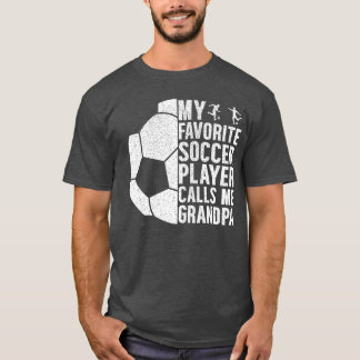 Mein Lieblingsfußballspieler nennt mich Opa Lustig T-Shirt
