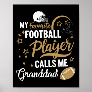 Mein Lieblingsfußballspieler nennt mich Opa Poster