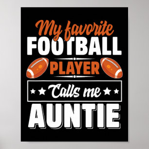 Mein Lieblingsfußballspieler nennt mich Tante Mutt Poster
