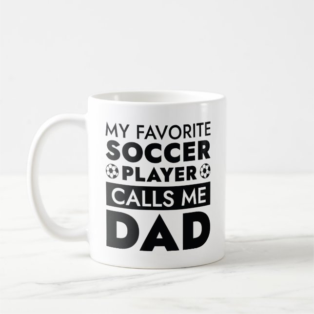Mein Lieblingsfußballspieler nennt mich Vater Kaffeetasse (Links)