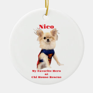 Mein Lieblingsheld Weihnachtsdekoration Keramik Ornament