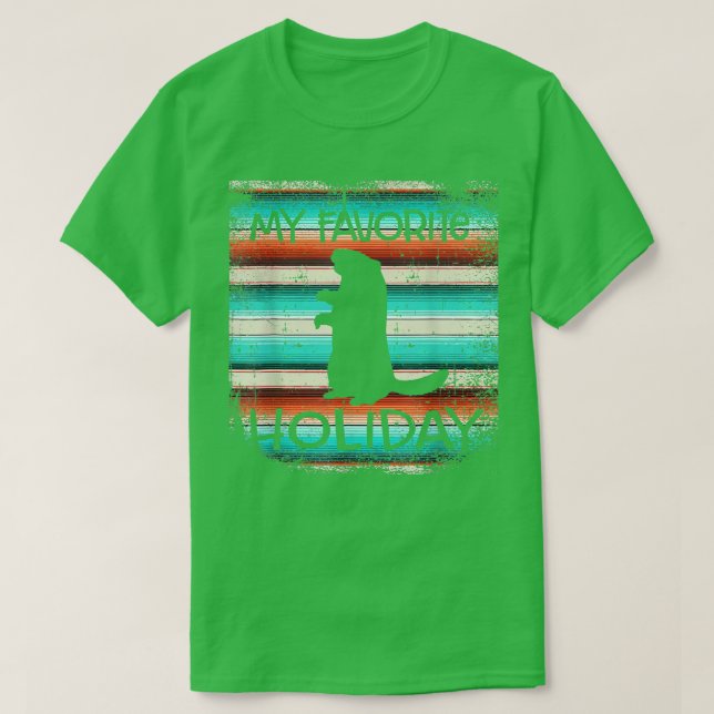 Mein Lieblingshotel Holiday Hog Sunset Groundhog D T-Shirt (Design vorne)