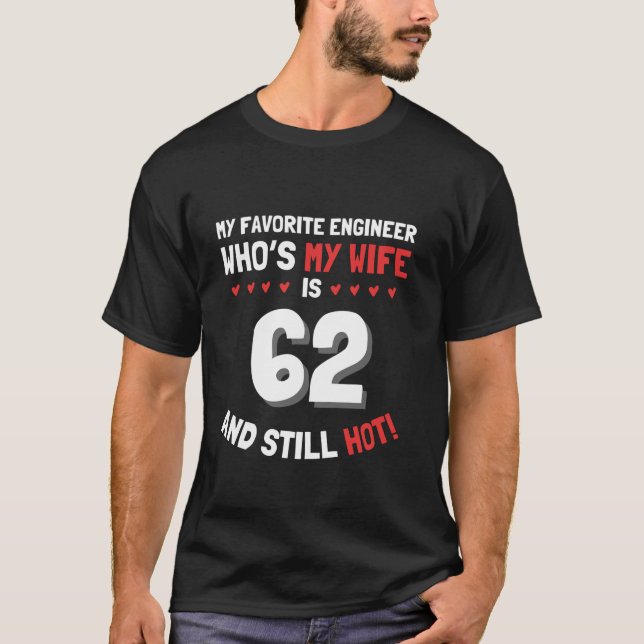 Mein Lieblingsingenieur, der meine Ehefrau ist, is T-Shirt (Vorderseite)