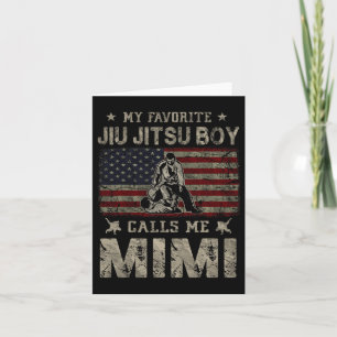 Mein Lieblingsjiu Jitsu Boy nennt mich Mimi Mother Karte