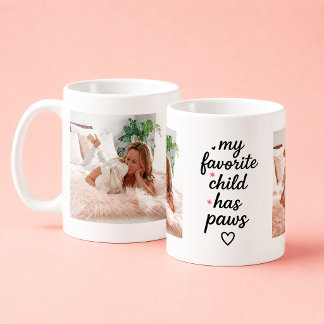 Mein Lieblingskind Hat Pfoten Benutzerdefiniertes Kaffeetasse