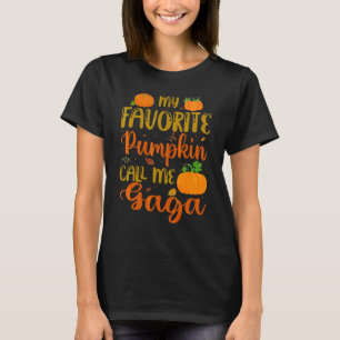 Mein Lieblingskürbis Ruf Mich Gaga Kürbisgewürz He T-Shirt