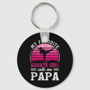 Mein Lieblingsmädchen Karate nennt mich Papa Vater Schlüsselanhänger