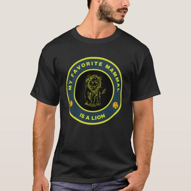 Mein Lieblingsmamma ist Löwe T-Shirt (Vorderseite)