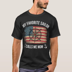 Mein Lieblingsmatrose nennt mich Mama - Stolz auf T-Shirt