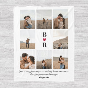 Mein Lieblingsmensch Schrift Valentine's Day 8-Fot Fleecedecke