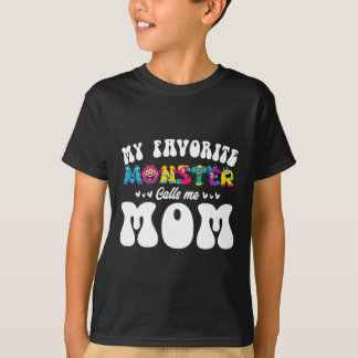 Mein Lieblingsmonster nennt mich Mama Funny Mother T-Shirt