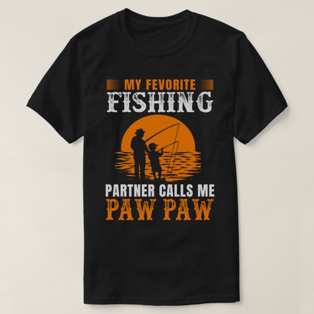 Mein Lieblingspartner ruft mich PAW Vinta an T-Shirt (Design vorne)