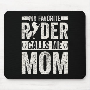 Mein Lieblingspferder nennt mich Mama Funny Horseb Mousepad