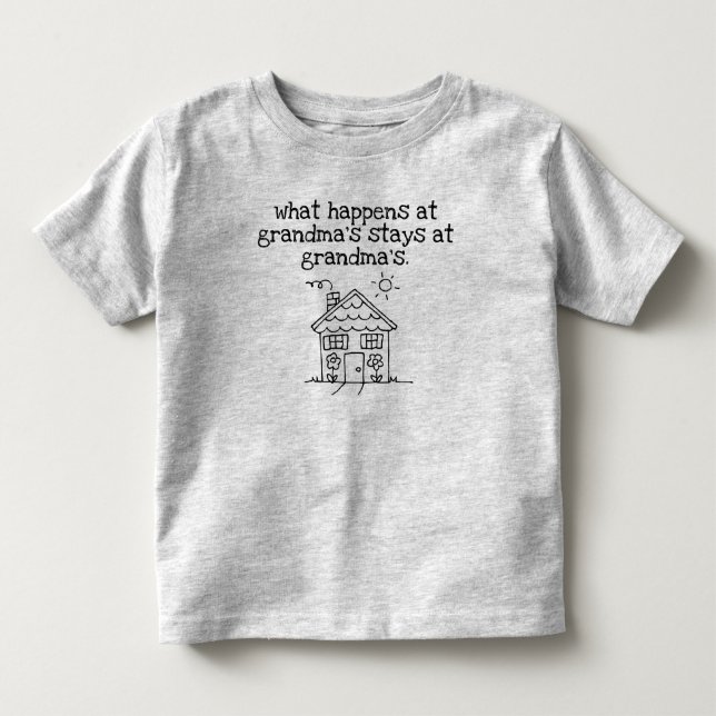 mein Lieblingsplatz ist das Haus der Großmutter Kleinkind T-shirt (Vorderseite)