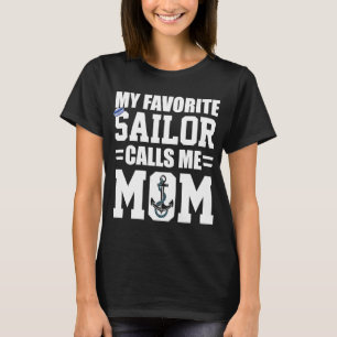 Mein Lieblingssailer nennt mich Mama Vintag Retro T-Shirt