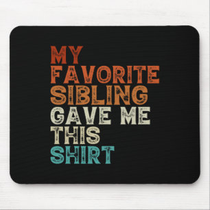 Mein Lieblingsschwung gab mir diesen lustigen Brud Mousepad