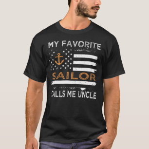 Mein Lieblingssegler nennt mich Onkel Sailing USA- T-Shirt