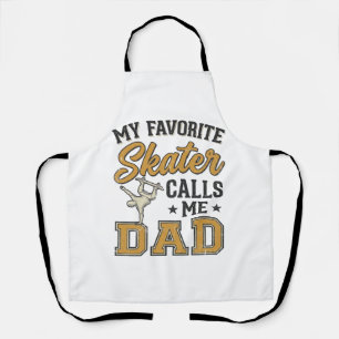 Mein Lieblingsskater nennt mich Dad Vintage-Shirt_ Schürze