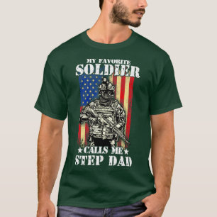 Mein Lieblingssoldat nennt mich Step Vater Soldier T-Shirt