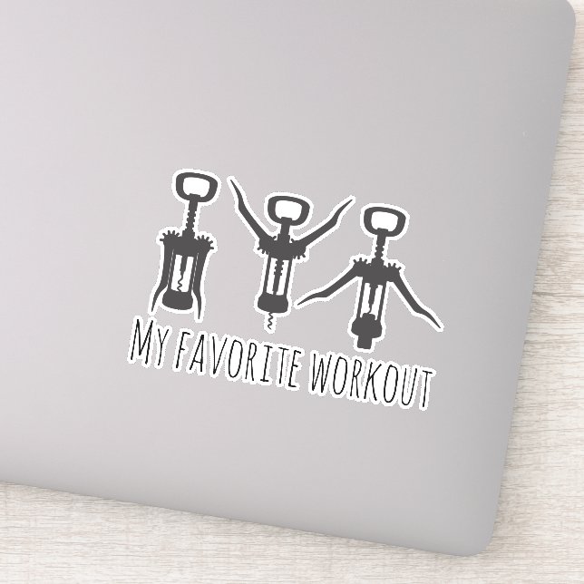 Mein Lieblingsspiel Wein austoben Tumbler Funny Aufkleber (Detail)