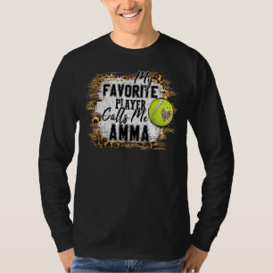 Mein Lieblingsspieler nennt mich Amma Tennis Mothe T-Shirt