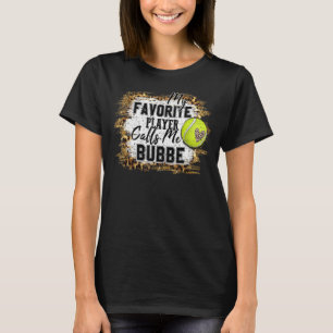 Mein Lieblingsspieler nennt mich Bubbe Tennis Moth T-Shirt