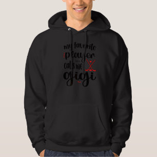 Mein Lieblingsspieler nennt mich Gigi Ice Hockey G Hoodie