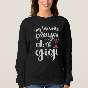 Mein Lieblingsspieler nennt mich Gigi Ice Hockey G Sweatshirt