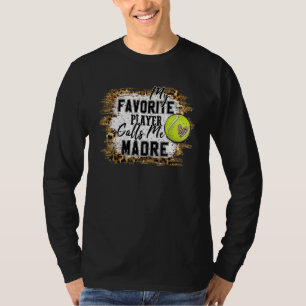 Mein Lieblingsspieler nennt mich Madre Tennis Moth T-Shirt