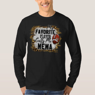 Mein Lieblingsspieler nennt mich Mema Football Müt T-Shirt