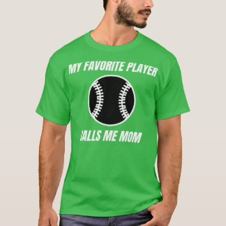 Mein Lieblingsspieler nennt mich Mom Mom Design fü T-Shirt