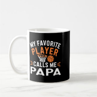 Mein Lieblingsspieler nennt mich Papa Basball Kaffeetasse