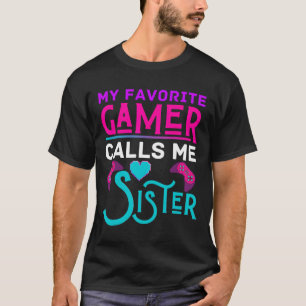 Mein Lieblingsspieler nennt mich "Schwester Video T-Shirt
