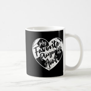 Mein Lieblingsspieler nennt mich Tante Soccer Hear Kaffeetasse