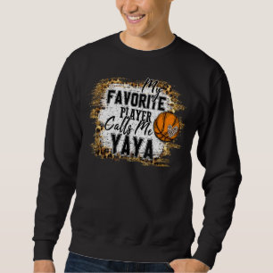 Mein Lieblingsspieler ruft mich Yaya Basketball Mu Sweatshirt
